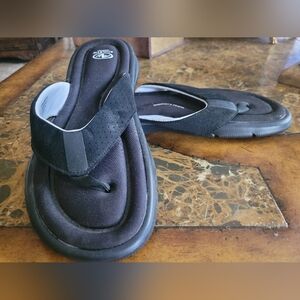 Athletic Works Men's Black Sandals